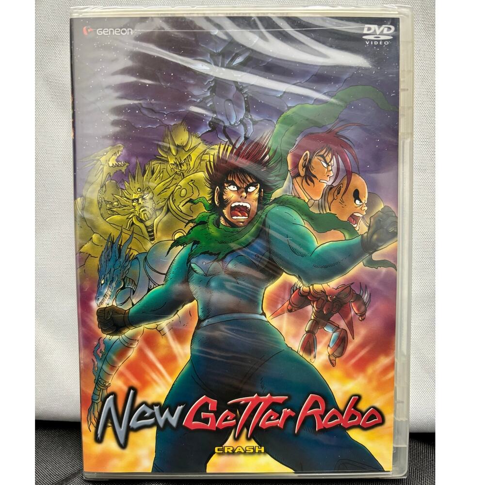 Sealed New Getter Robo Vol. 4: Crash Anime DVD, Japanese & English